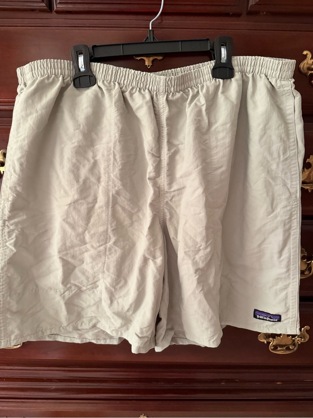 Patagonia Men's Light Green Elastic Waist Shorts